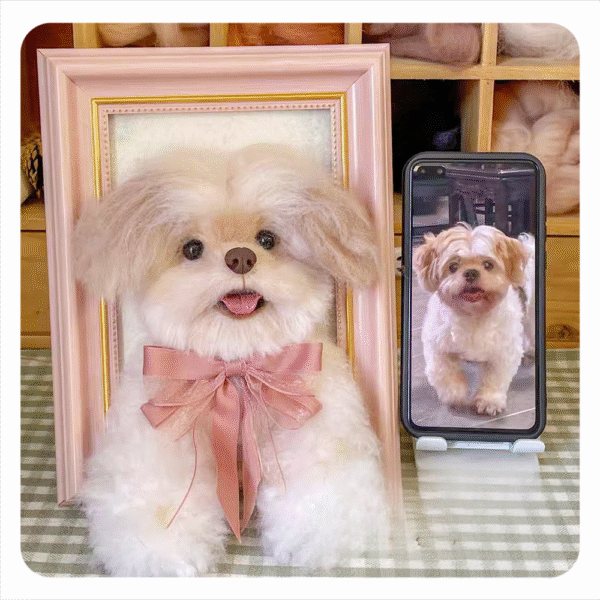 3D pet wool half body