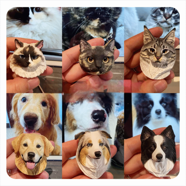 3D magnetic pet avatar