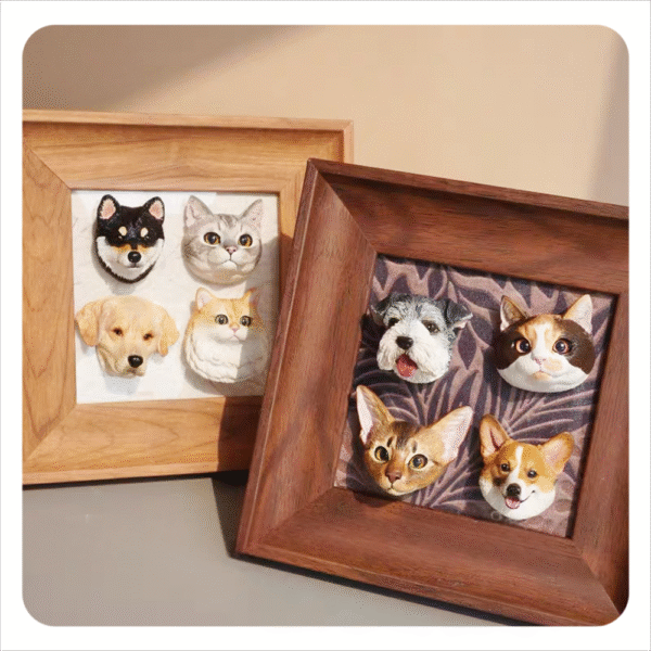 3D magnetic pet avatar